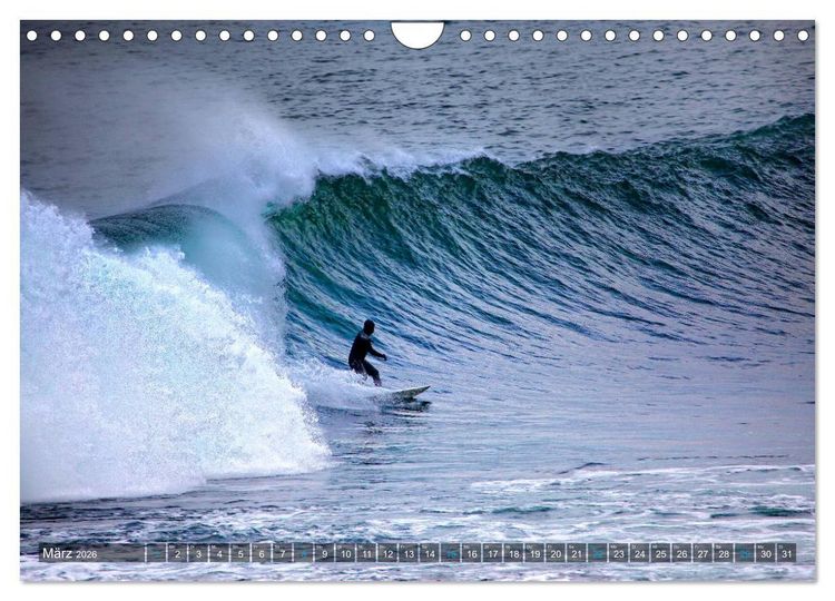Produktbild: Faszination Surfen (Wandkalender 2026 DIN A4 quer), CALVENDO Monatskalender