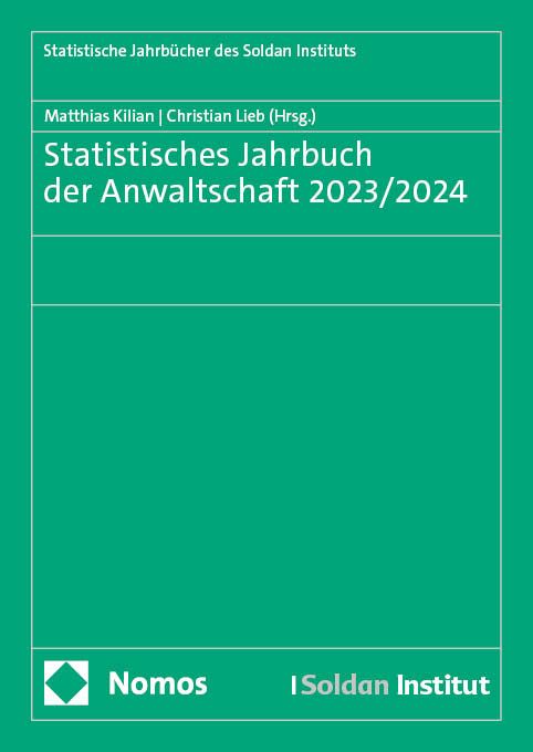 Produktbild: Statistisches Jahrbuch der Anwaltschaft 2023/2024