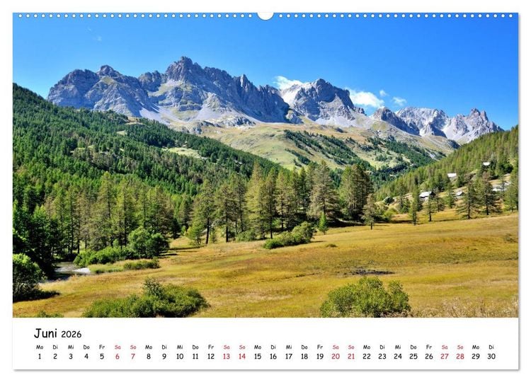 Produktbild: Franz&ouml;sische Alpen - Route des Grandes Alpes (hochwertiger Premium Wandkalender 2026 DIN A2 quer), Kunstdruck in Hochglanz