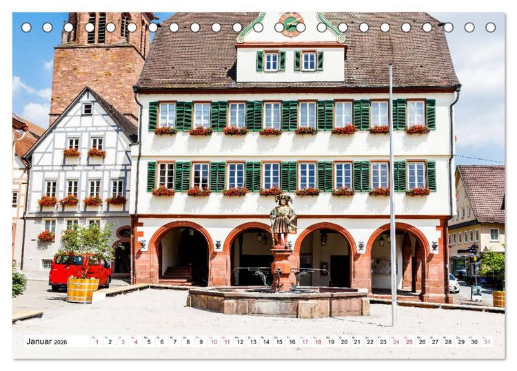 Produktbild: Weil der Stadt - einfach liebenswert (Tischkalender 2026 DIN A5 quer), CALVENDO Monatskalender