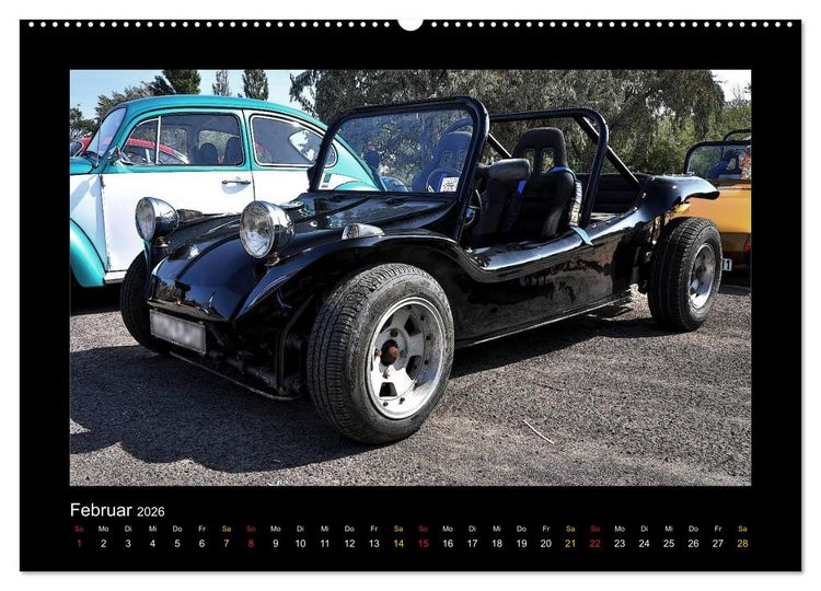 Produktbild: Buggys - die Kultautos der 80er (Wandkalender 2026 DIN A2 quer), CALVENDO Monatskalender