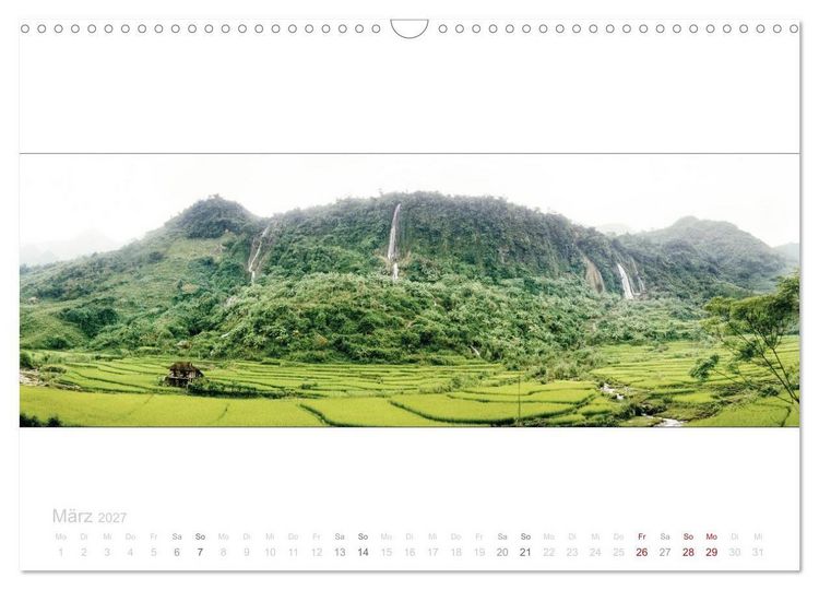 Produktbild: Vietnam Panorama (Wandkalender 2027 DIN A3 quer), CALVENDO Monatskalender