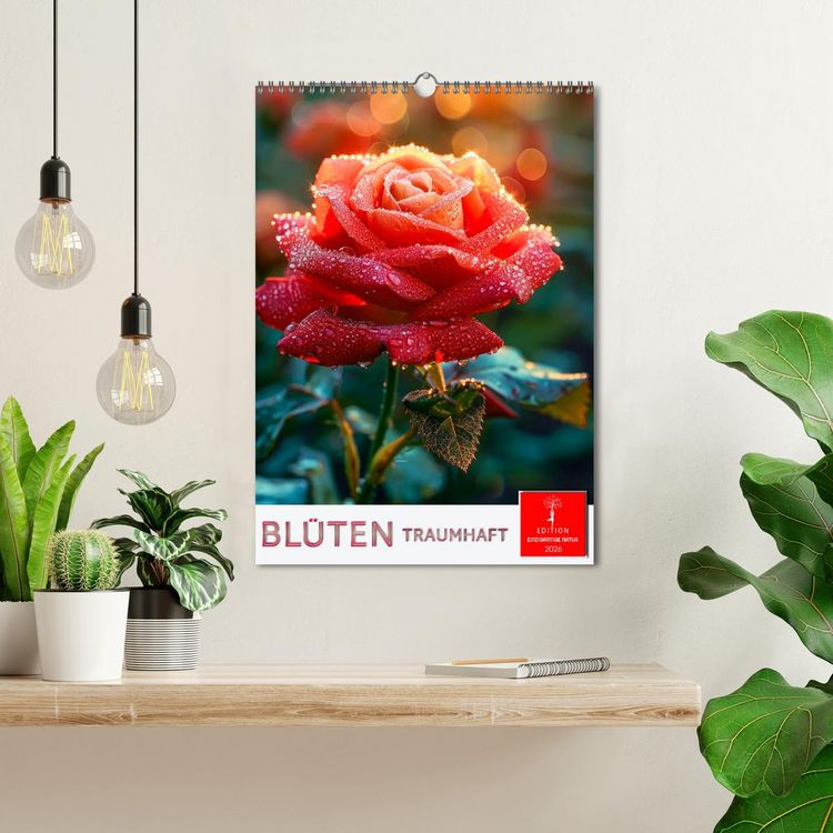 Produktbild: Bl&uuml;ten traumhaft (Wandkalender 2026 DIN A3 hoch), CALVENDO Monatskalender