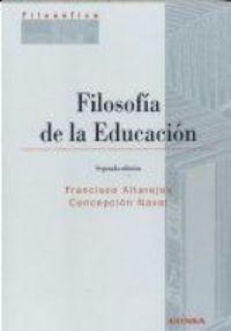 Produktbild: Filosof&iacute;a de la educaci&oacute;n
