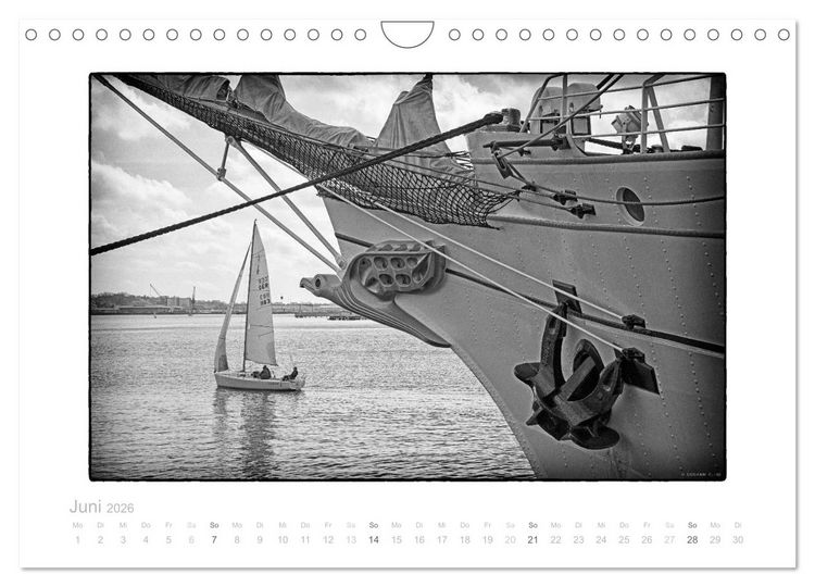 Produktbild: Gorch Fock - zeitlose Eindr&uuml;cke (Wandkalender 2026 DIN A4 quer), CALVENDO Monatskalender