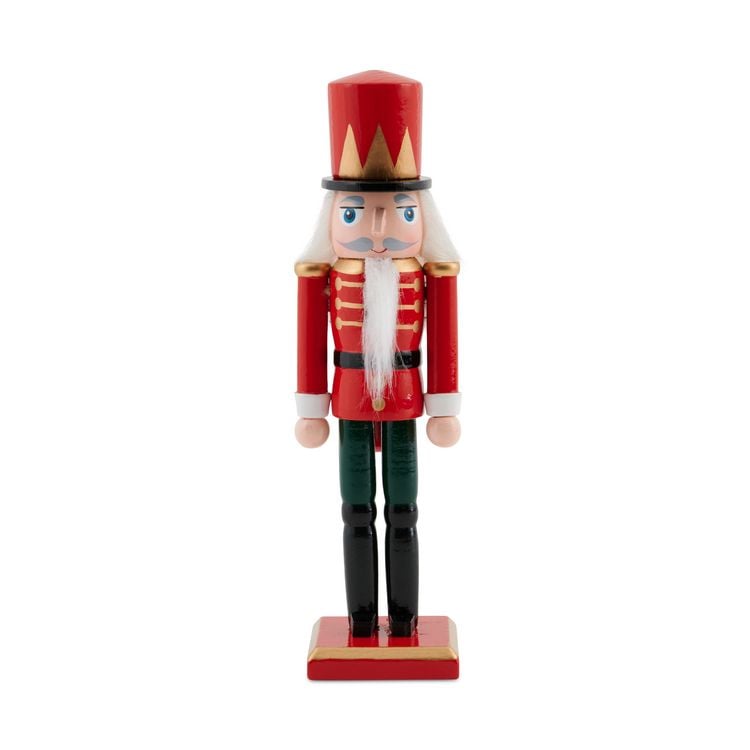 Produktbild: Nussknacker Holz 18 cm rot
