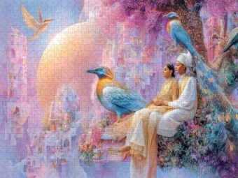 Produktbild: CALVENDO Puzzle Paradiesische Welt | 1000 Teile Lege-Gr&ouml;&szlig;e 64x48cm Foto-Puzzle f&uuml;r gl&uuml;ckliche Stunden