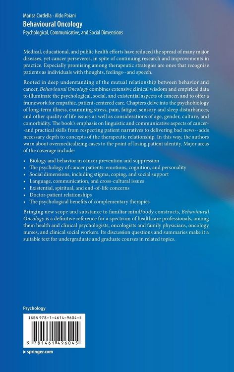 Produktbild: Behavioural Oncology