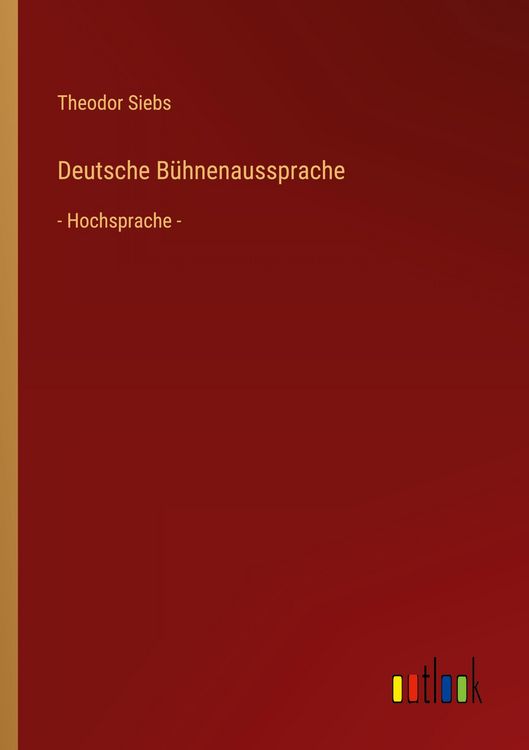 Produktbild: Deutsche B&uuml;hnenaussprache