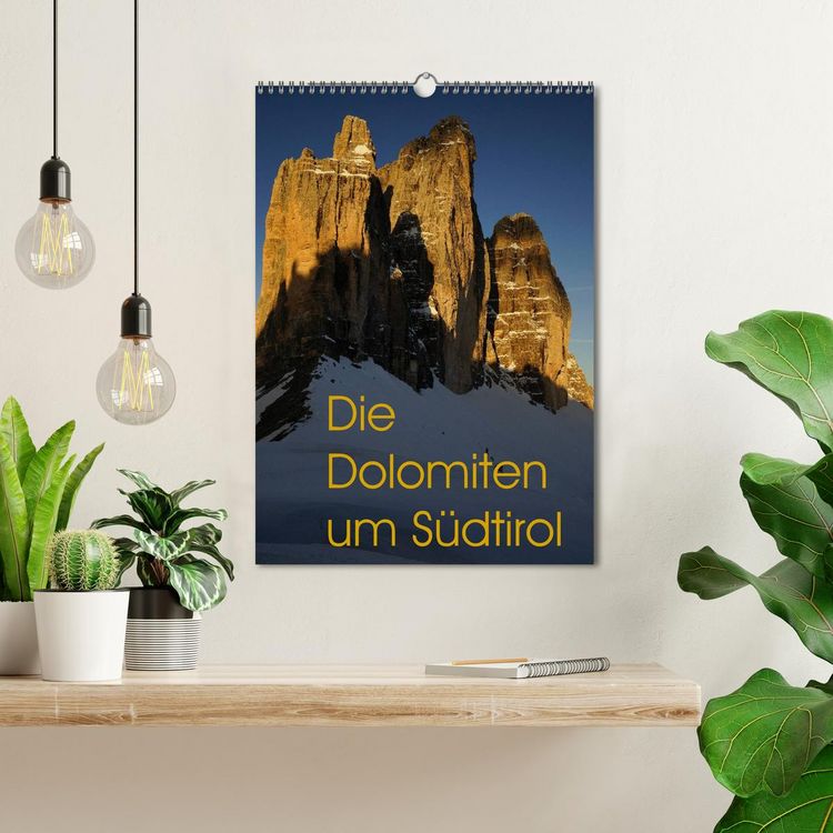 Produktbild: Die Dolomiten um S&uuml;dtirol (Wandkalender 2026 DIN A3 hoch), CALVENDO Monatskalender