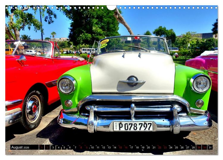 Produktbild: Best of Oldsmobile - Ein Cabrio Klassiker in Kuba (Wandkalender 2026 DIN A3 quer), CALVENDO Monatskalender
