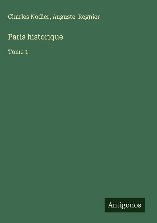 Produktbild: Paris historique