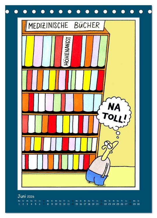 Produktbild: Na Toll! Comics von Martin Zak (Tischkalender 2026 DIN A5 hoch), CALVENDO Monatskalender