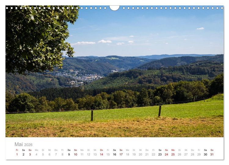Produktbild: Sauerl&auml;nder Berge (Wandkalender 2026 DIN A3 quer), CALVENDO Monatskalender