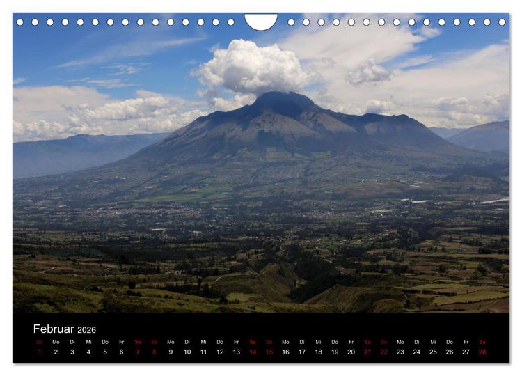 Produktbild: Ama la Vida Ecuador (Wandkalender 2026 DIN A4 quer), CALVENDO Monatskalender