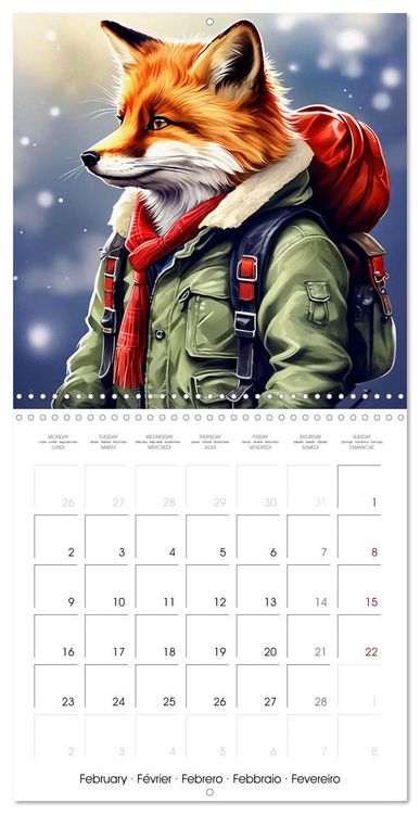 Produktbild: Cute pets discover the world (Wall Calendar 2026 12 &times; 12 Inch) CALVENDO 12 Month Wall Calendar