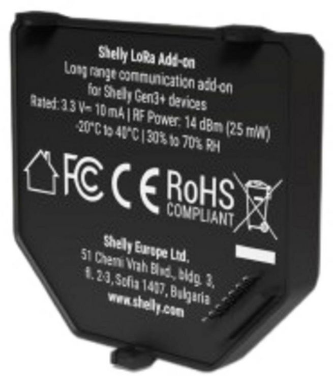 Produktbild: Shelly LoRa Add-on Funk-Schalter
