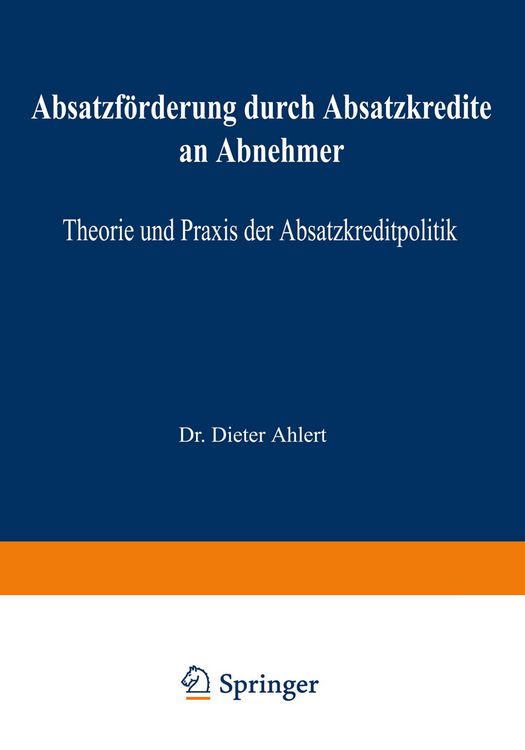 Produktbild: Absatzf&ouml;rderung durch Absatzkredite an Abnehmer