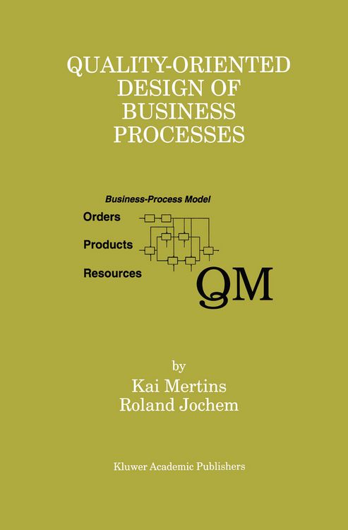 Produktbild: Quality-Oriented Design of Business Processes