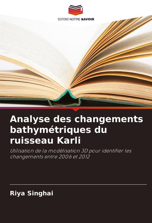 Produktbild: Analyse des changements bathym&eacute;triques du ruisseau Karli