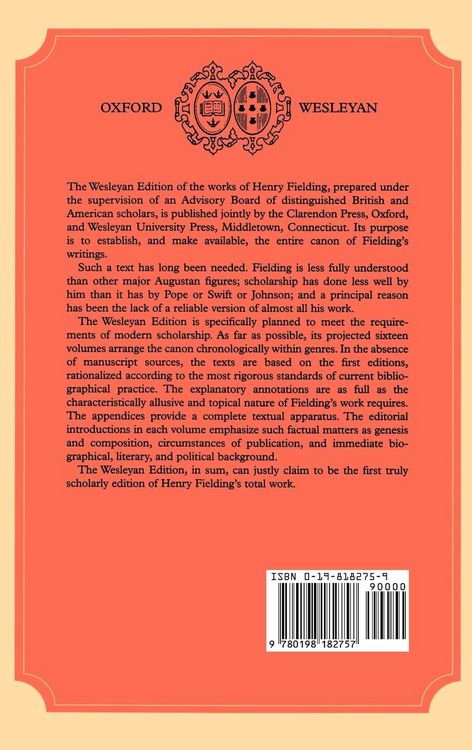Produktbild: Henry Fielding Miscellanies Volume 3