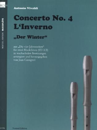 Produktbild: Der Winter, f&uuml;r 2 Blockfl&ouml;ten, Spielpartitur