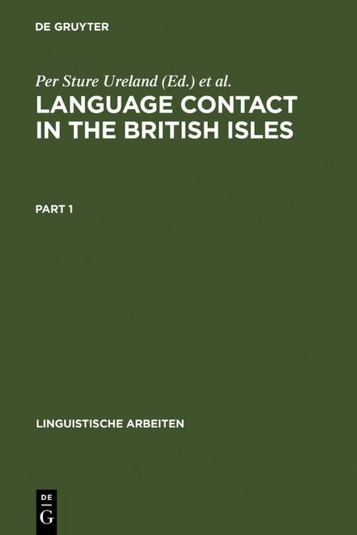 Produktbild: Language contact in the British Isles