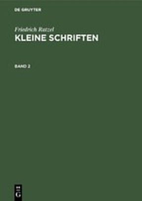 Produktbild: Kleine Schriften. Band 2