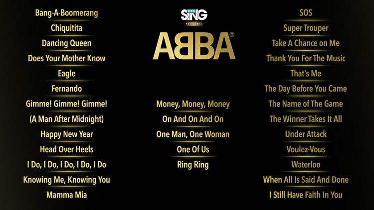 Produktbild: Let's Sing ABBA