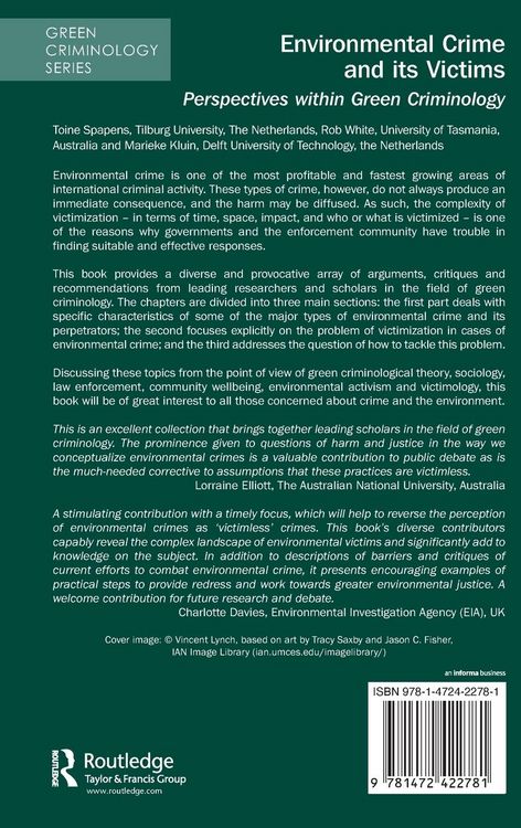 Produktbild: Environmental Crime and its Victims