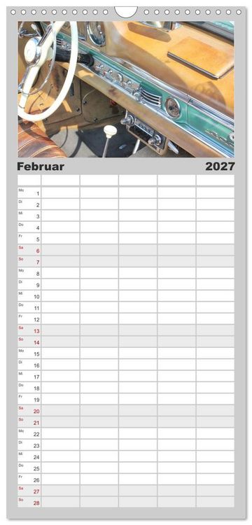 Produktbild: Familienplaner 2027 - Der SL - &Auml;sthetik pur von Mercedes Benz mit 5 Spalten (Wandkalender, 21 x 45 cm) CALVENDO