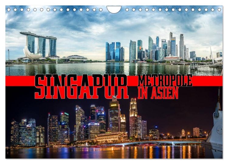 Produktbild: Singapur, Metropole in Asien (Wandkalender 2026 DIN A4 quer), CALVENDO Monatskalender