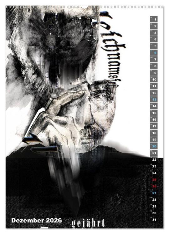 Produktbild: Dreams and Nightmares - Fantasy & Sci-Fi Art / 2026 (Wandkalender 2026 DIN A2 hoch), CALVENDO Monatskalender