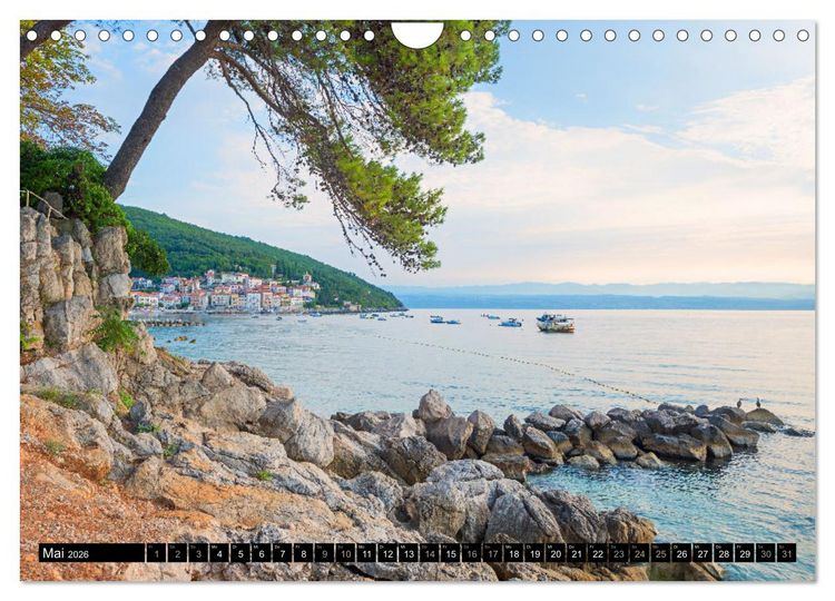 Produktbild: Moscenicka Draga 2026 - Urlaubsparadies an der Kvarner Bucht (Wandkalender 2026 DIN A4 quer), CALVENDO Monatskalender
