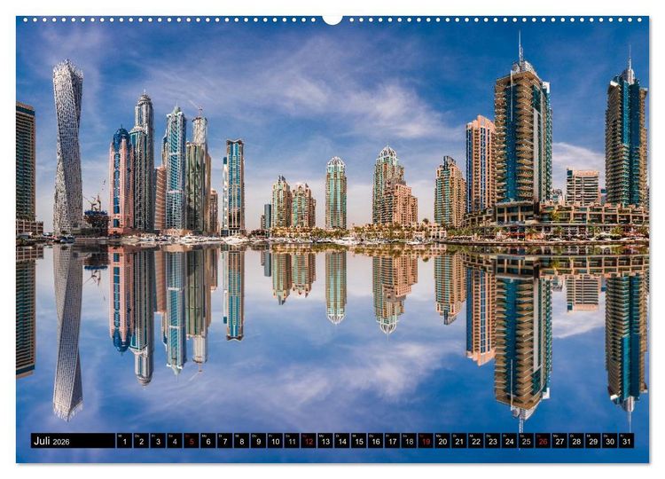 Produktbild: DUBAI - 2026 (hochwertiger Premium Wandkalender 2026 DIN A2 quer), Kunstdruck in Hochglanz