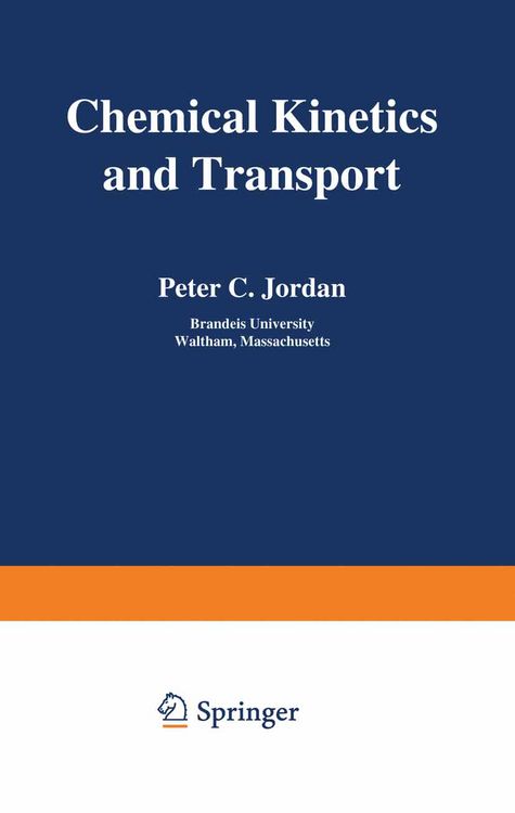 Produktbild: Chemical Kinetics and Transport