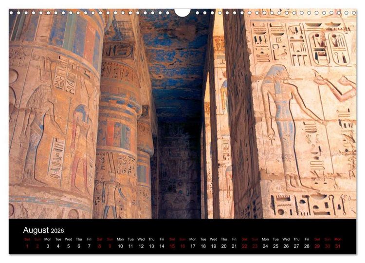 Produktbild: On the trail of the ancient Egypt (Wall Calendar 2026 DIN A3 landscape), CALVENDO 12 Month Wall Calendar