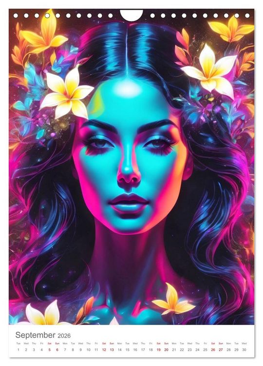 Produktbild: Feminine elegance (Wall Calendar 2026 DIN A4 portrait), CALVENDO 12 Month Wall Calendar
