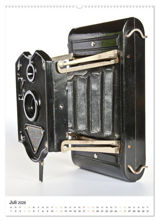 Produktbild: Balgenkameras - Analoge Fotoapparate mit Charme (hochwertiger Premium Wandkalender 2026 DIN A2 hoch), Kunstdruck in Hochglanz