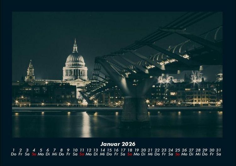 Produktbild: London - Impressionen 2026 Fotokalender DIN A4