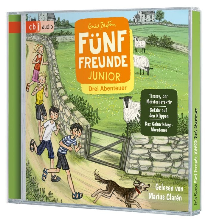 Produktbild: F&uuml;nf Freunde JUNIOR - Drei Abenteuer - Timmy, der Meisterdetektiv. Gefahr auf den Klippen. Das Geburtstags-Abenteuer