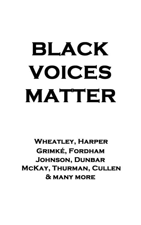 Produktbild: Black Voices Matter