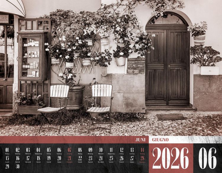 Produktbild: La Dolce Vita Kalender 2026 | Italienische Lebensart
