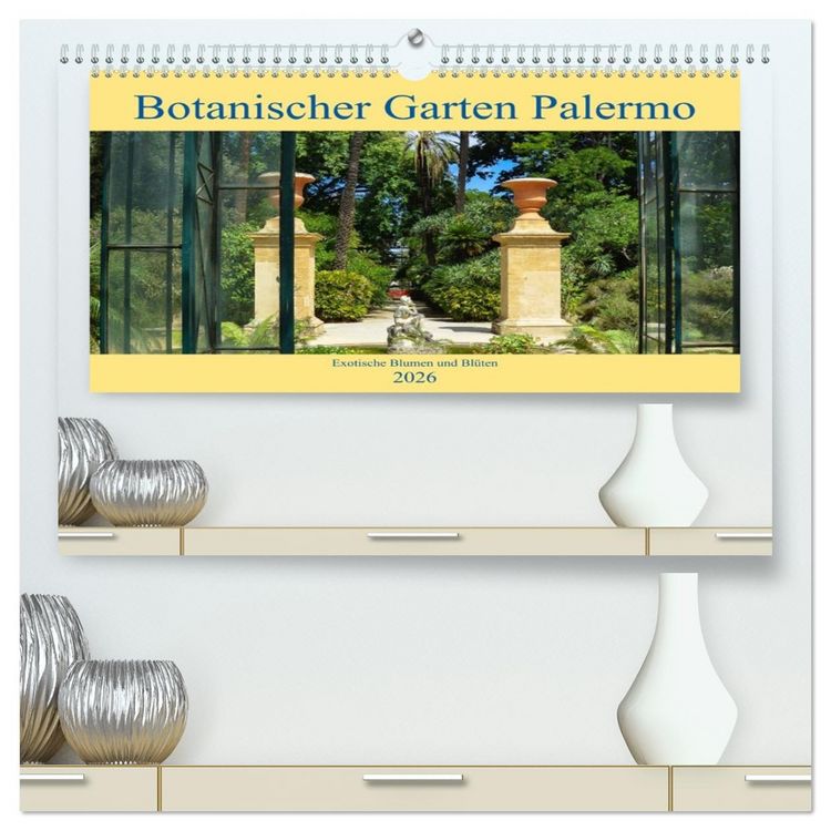 Produktbild: Botanischer Garten Palermo (hochwertiger Premium Wandkalender 2026 DIN A2 quer), Kunstdruck in Hochglanz