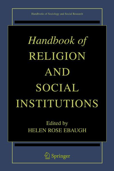 Produktbild: Handbook of Religion and Social Institutions