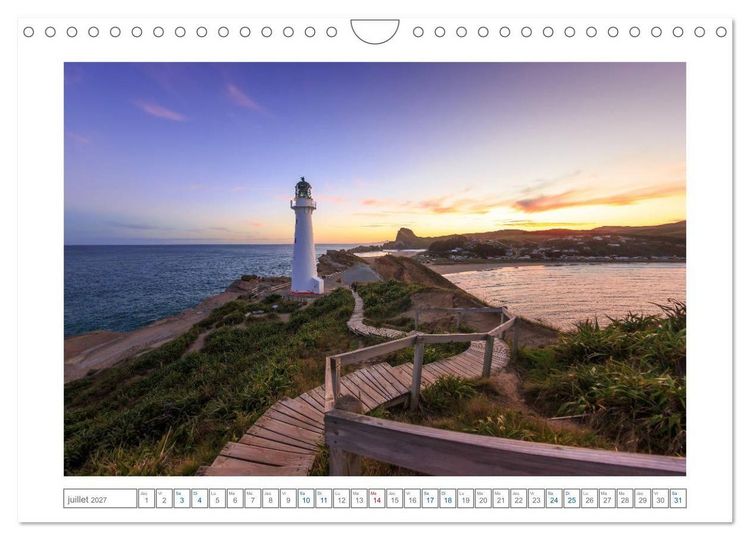 Produktbild: Phares de Nouvelle-Z&eacute;lande (Calendrier mural 2027 DIN A4 vertical), CALVENDO calendrier mensuel