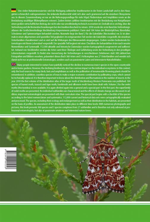 Produktbild: Verbreitungsatlas Makrolepidopteren Mecklenburg-Vorpommerns