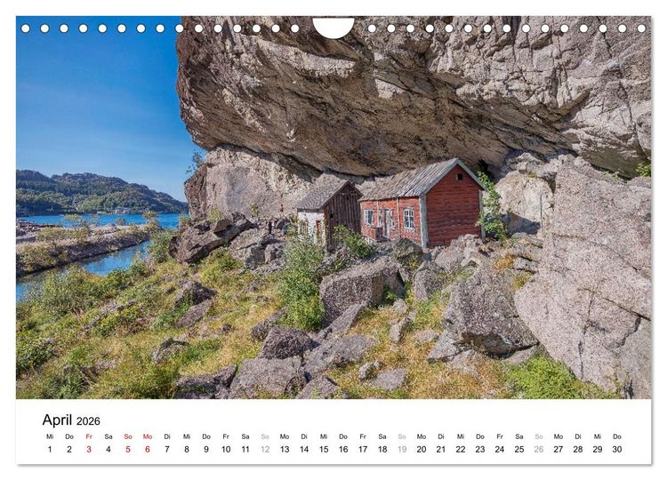 Produktbild: Norwegen - Magie aus Licht und Landschaft (Wandkalender 2026 DIN A4 quer), CALVENDO Monatskalender