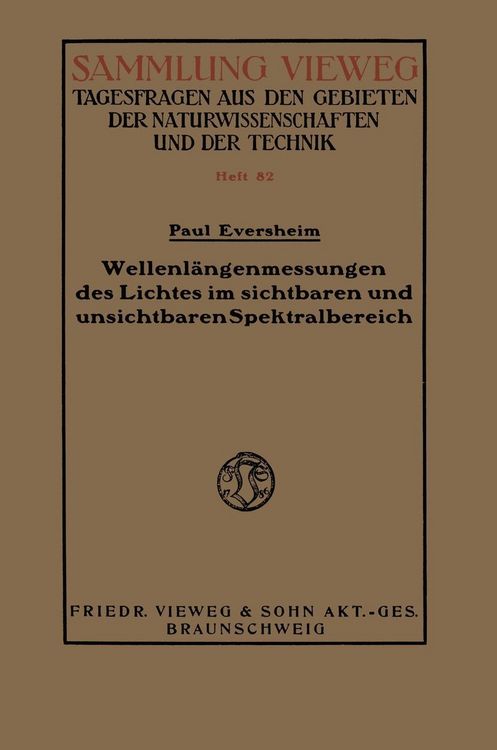 Produktbild: Wellenl&auml;ngenmessungen des Lichtes im sichtbaren und unsichtbaren Spektralbereich
