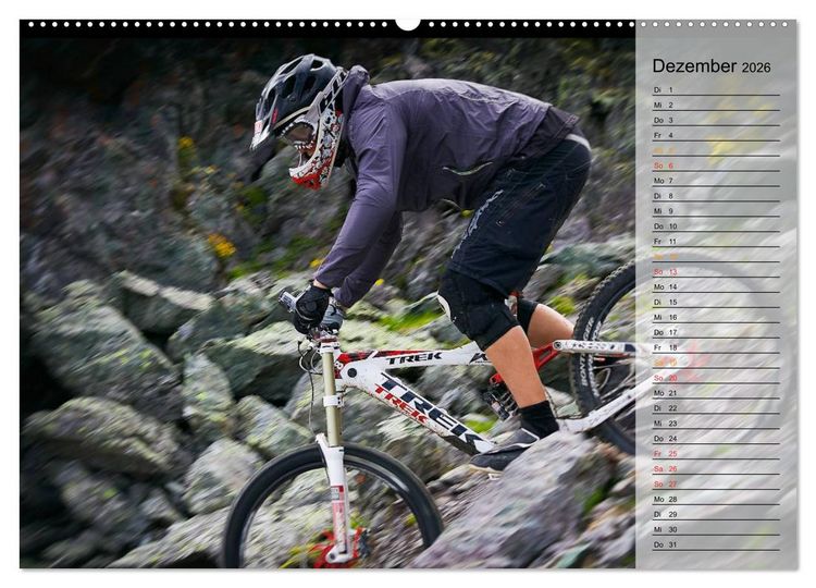 Produktbild: Downhill Moments (hochwertiger Premium Wandkalender 2026 DIN A2 quer), Kunstdruck in Hochglanz